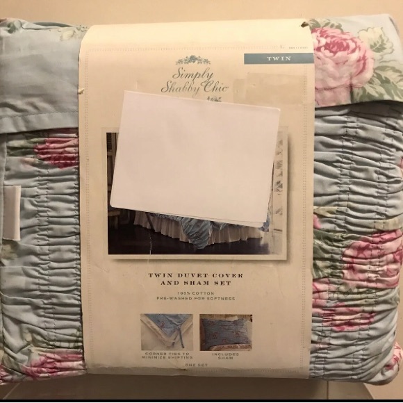 Rachel Ashwell Simply Shabby Chic Twin Duvet Set - Picture 2 of 4